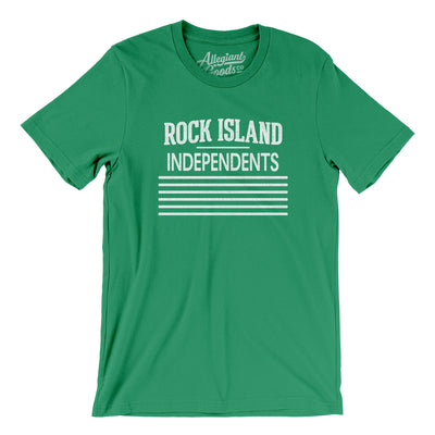 Rock Island Independents Football Men/Unisex T-Shirt-Kelly-Allegiant Goods Co. Vintage Sports Apparel