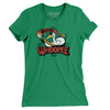 Macon Whoopee Hockey Women's T-Shirt-Kelly-Allegiant Goods Co. Vintage Sports Apparel