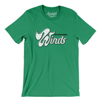Chicago Winds Football Men/Unisex T-Shirt-Allegiant Goods Co. Vintage Sports Apparel