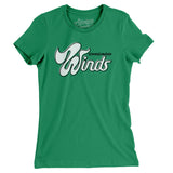 Chicago Winds Football Women's T-Shirt-Allegiant Goods Co. Vintage Sports Apparel