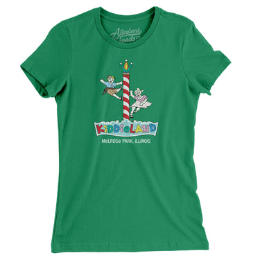 Kiddieland Amusement Park Women's T-Shirt-Allegiant Goods Co. Vintage Sports Apparel