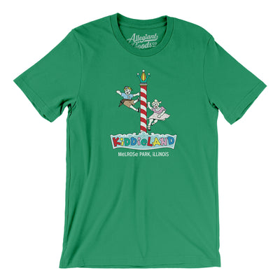 Kiddieland Amusement Park Men/Unisex T-Shirt-Kelly-Allegiant Goods Co. Vintage Sports Apparel