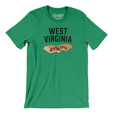 West Virginia Pepperoni Roll Men/Unisex T-Shirt-Allegiant Goods Co. Vintage Sports Apparel
