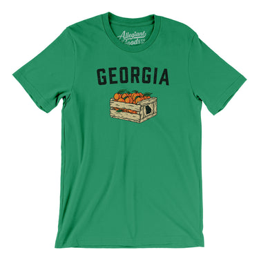 Georgia Peach Crate Men/Unisex T-Shirt-Allegiant Goods Co. Vintage Sports Apparel