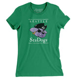 Seattle SeaDogs Soccer Women's T-Shirt-Allegiant Goods Co. Vintage Sports Apparel