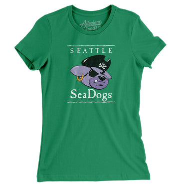 Seattle SeaDogs Soccer Women's T-Shirt-Allegiant Goods Co. Vintage Sports Apparel