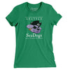 Seattle SeaDogs Soccer Women's T-Shirt-Kelly-Allegiant Goods Co. Vintage Sports Apparel