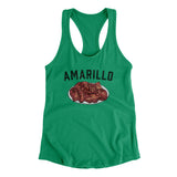 Amarillo Steak Women's Racerback Tank-Allegiant Goods Co. Vintage Sports Apparel