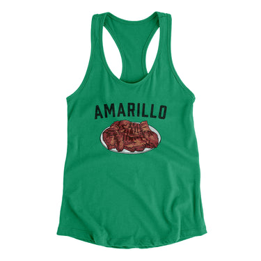 Amarillo Steak Women's Racerback Tank-Allegiant Goods Co. Vintage Sports Apparel