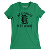 Fort Wayne Kekiongas Baseball Women's T-Shirt-Kelly-Allegiant Goods Co. Vintage Sports Apparel