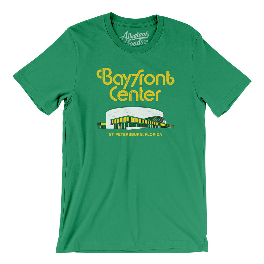 St. Petersburg Bayfront Center Men/Unisex T-Shirt-Kelly-Allegiant Goods Co. Vintage Sports Apparel