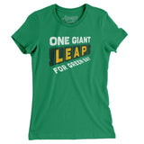 One Giant Leap For Green Bay Women's T-Shirt-Allegiant Goods Co. Vintage Sports Apparel