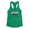 Football Jawn Women's Racerback Tank-Kelly Green-Allegiant Goods Co. Vintage Sports Apparel