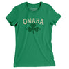 Omaha Nebraska St Patrick's Day Women's T-Shirt-Kelly-Allegiant Goods Co. Vintage Sports Apparel