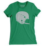 Hawaii Vintage Football Helmet Women's T-Shirt-Allegiant Goods Co. Vintage Sports Apparel