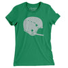 Hawaii Vintage Football Helmet Women's T-Shirt-Kelly-Allegiant Goods Co. Vintage Sports Apparel