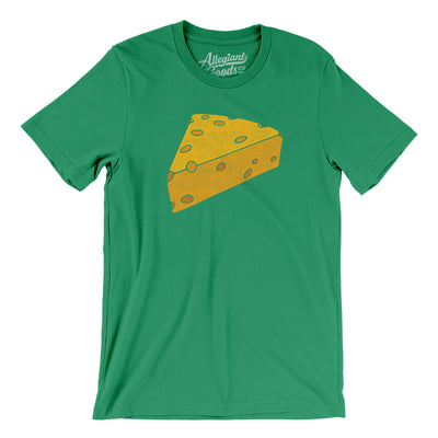 Cheesehead Men/Unisex T-Shirt-Kelly-Allegiant Goods Co. Vintage Sports Apparel