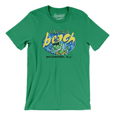 Dinosaur Beach Amusement Park Men/Unisex T-Shirt-Allegiant Goods Co. Vintage Sports Apparel