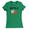 Buffalo Chicken Wings Women's T-Shirt-Kelly-Allegiant Goods Co. Vintage Sports Apparel