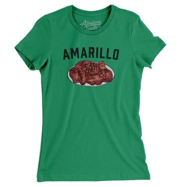 Amarillo Steak Women's T-Shirt-Allegiant Goods Co. Vintage Sports Apparel