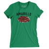 Amarillo Steak Women's T-Shirt-Kelly-Allegiant Goods Co. Vintage Sports Apparel