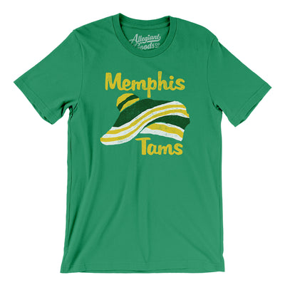 Memphis Tams Basketball Men/Unisex T-Shirt-Kelly-Allegiant Goods Co. Vintage Sports Apparel