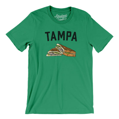 Tampa Cuban Sandwich Men/Unisex T-Shirt-Kelly-Allegiant Goods Co. Vintage Sports Apparel