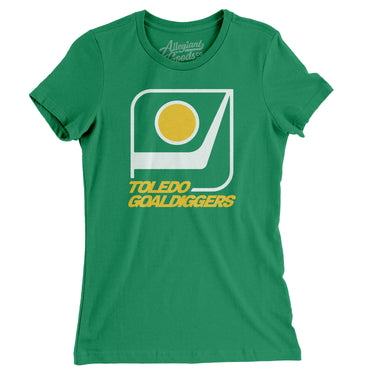 Toledo Goaldiggers Hockey Women's T-Shirt-Allegiant Goods Co. Vintage Sports Apparel
