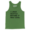 I Liked Seattle Before It Was Cool Men/Unisex Tank Top-Leaf-Allegiant Goods Co. Vintage Sports Apparel
