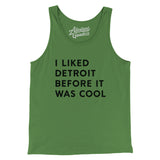 I Liked Detroit Before It Was Cool Men/Unisex Tank Top-Allegiant Goods Co. Vintage Sports Apparel