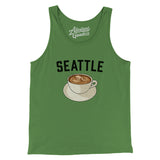 Seattle Coffee Men/Unisex Tank Top-Allegiant Goods Co. Vintage Sports Apparel
