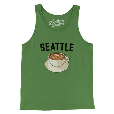 Seattle Coffee Men/Unisex Tank Top-Allegiant Goods Co. Vintage Sports Apparel