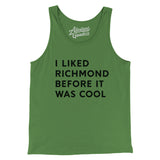 I Liked Richmond Before It Was Cool Men/Unisex Tank Top-Allegiant Goods Co. Vintage Sports Apparel