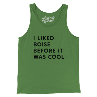 I Liked Boise Before It Was Cool Men/Unisex Tank Top-Allegiant Goods Co. Vintage Sports Apparel