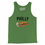 Philly Cheesesteak Men/Unisex Tank Top-Leaf-Allegiant Goods Co. Vintage Sports Apparel
