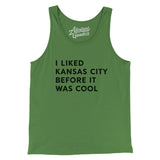 I Liked Kansas City Before It Was Cool Men/Unisex Tank Top-Allegiant Goods Co. Vintage Sports Apparel