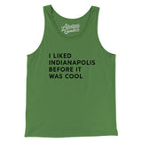 I Liked Indianapolis Before It Was Cool Men/Unisex Tank Top-Allegiant Goods Co. Vintage Sports Apparel