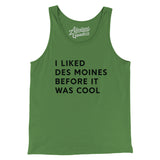 I Liked Des Moines Before It Was Cool Men/Unisex Tank Top-Allegiant Goods Co. Vintage Sports Apparel
