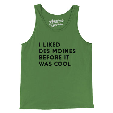I Liked Des Moines Before It Was Cool Men/Unisex Tank Top-Allegiant Goods Co. Vintage Sports Apparel