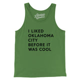 I Liked Oklahoma City Before It Was Cool Men/Unisex Tank Top-Allegiant Goods Co. Vintage Sports Apparel