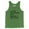I Liked Oklahoma City Before It Was Cool Men/Unisex Tank Top-Leaf-Allegiant Goods Co. Vintage Sports Apparel