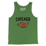 Chicago Style Deep Dish Pizza Men/Unisex Tank Top-Allegiant Goods Co. Vintage Sports Apparel