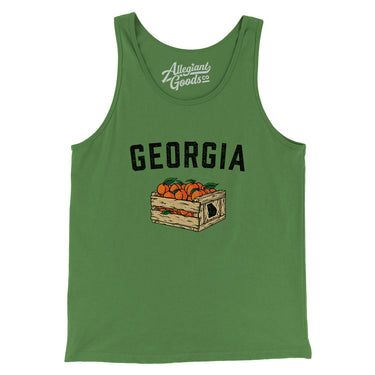 Georgia Peach Crate Men/Unisex Tank Top-Allegiant Goods Co. Vintage Sports Apparel