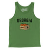 Georgia Peach Crate Men/Unisex Tank Top-Leaf-Allegiant Goods Co. Vintage Sports Apparel