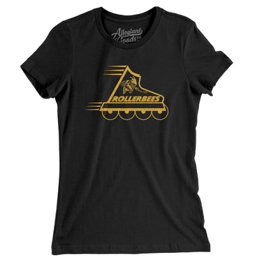 Utah Rollerbees Roller Hockey Women's T-Shirt-Allegiant Goods Co. Vintage Sports Apparel