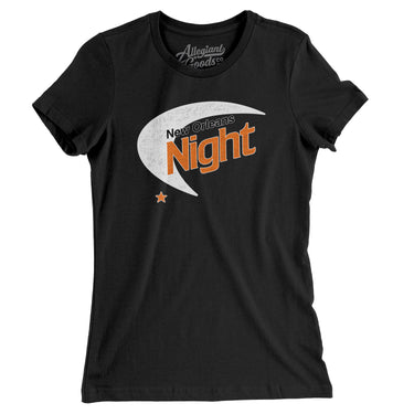 New Orleans Nights Arena Football Women's T-Shirt-Allegiant Goods Co. Vintage Sports Apparel