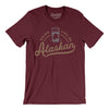 Drink Like an Alaskan Men/Unisex T-Shirt-Maroon-Allegiant Goods Co. Vintage Sports Apparel