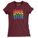 Boulder Colorado Pride Women's T-Shirt-Allegiant Goods Co. Vintage Sports Apparel