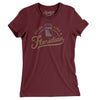 Drink Like a Floridian Women's T-Shirt-Maroon-Allegiant Goods Co. Vintage Sports Apparel