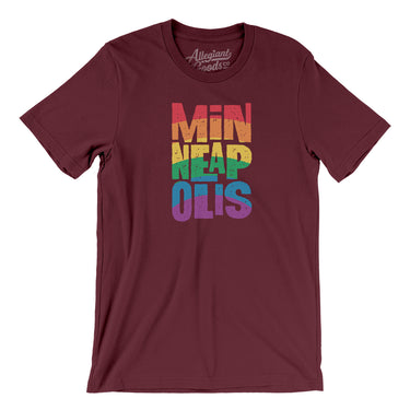Minneapolis Minnesota Pride Men/Unisex T-Shirt-Allegiant Goods Co. Vintage Sports Apparel